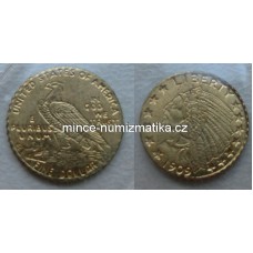 1 Dollar 1909 USA miniatura au zlato